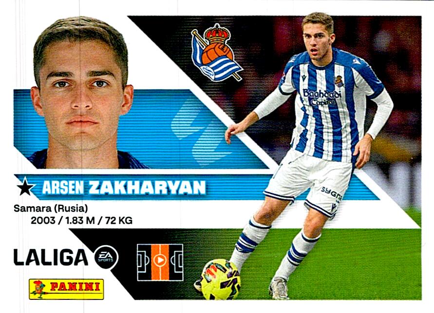 LIGA ESTE 2026/2027 ZAKHARYAN REAL SOCIEDAD Nº13B SEGUNDA EDICION