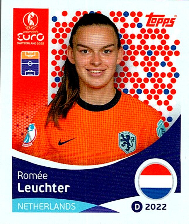 TOPPS WOMEN´S EURO SWITZERLAND 2025 ROMÉE LEUCHTER Nº297