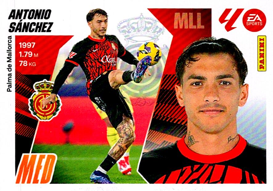 LIGA ESTE 2025/2026 RCD MALLORCA ANTONIO SANCHEZ Nº14