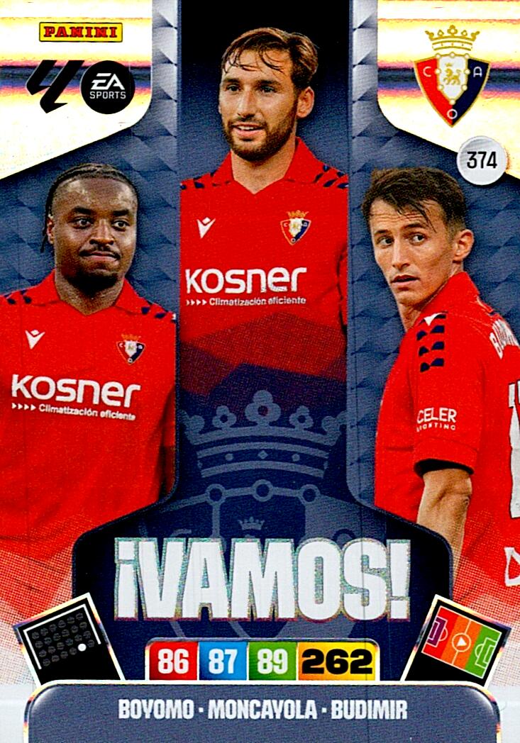 ADRENALYN LA LIGA 2025/2026 CA OSASUNA ¡VAMOS! Nº374