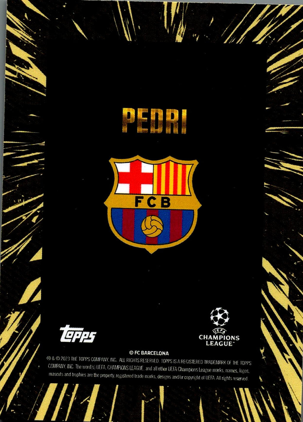 TOPPS DECO 2022/2023 PEDRI X WHIP