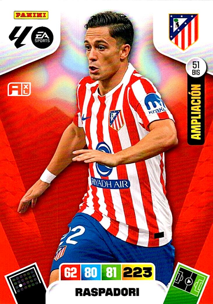ADRENALYN LA LIGA 2025/2026 RASPADORI AMPLIACION Nº51BIS