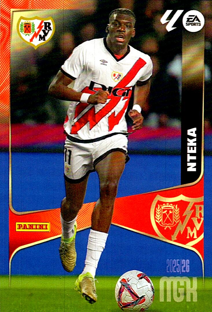 MEGACRACKS 2025/2026 NTEKA RAYO VALLECANO Nº302