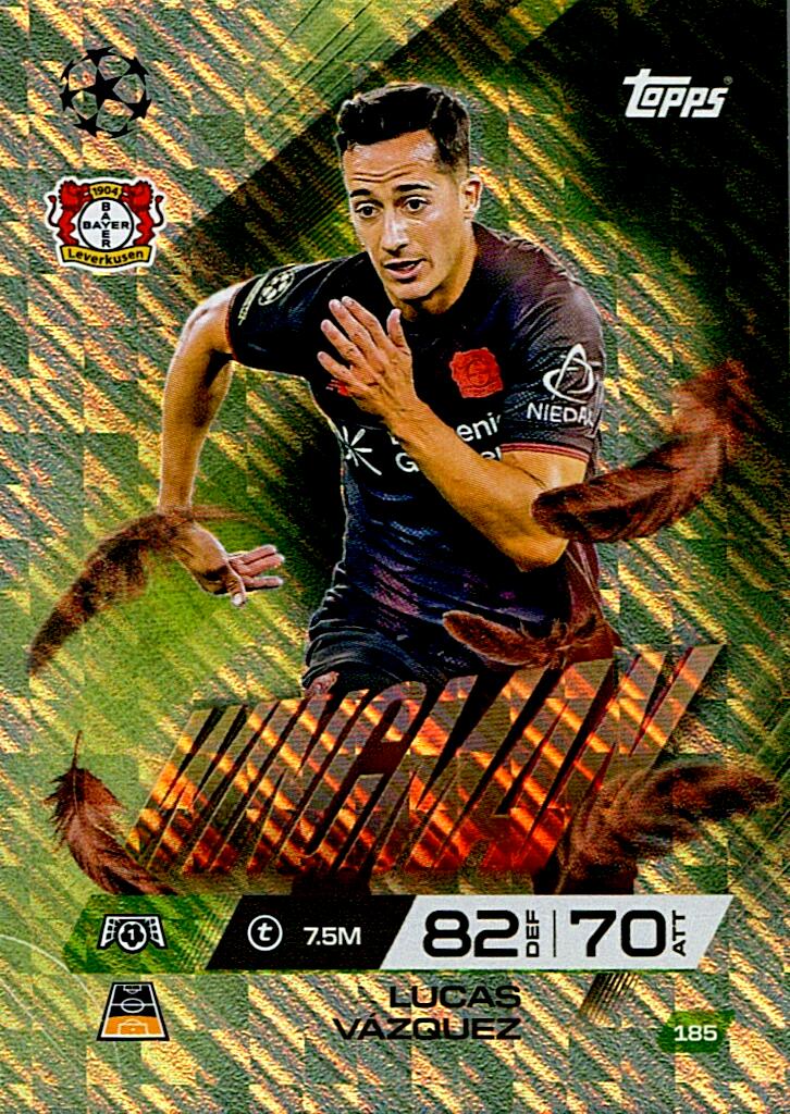 TOPPS MATCH ATTAX EXTRA 2025/26 LUCAS VAZQUEZ WINGMAN Nº185