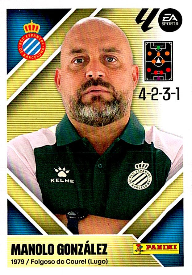 LIGA ESTE 2026/2027  RCD ESPAÑOL ENTRENADOR MANOLO GONZALEZ Nº2