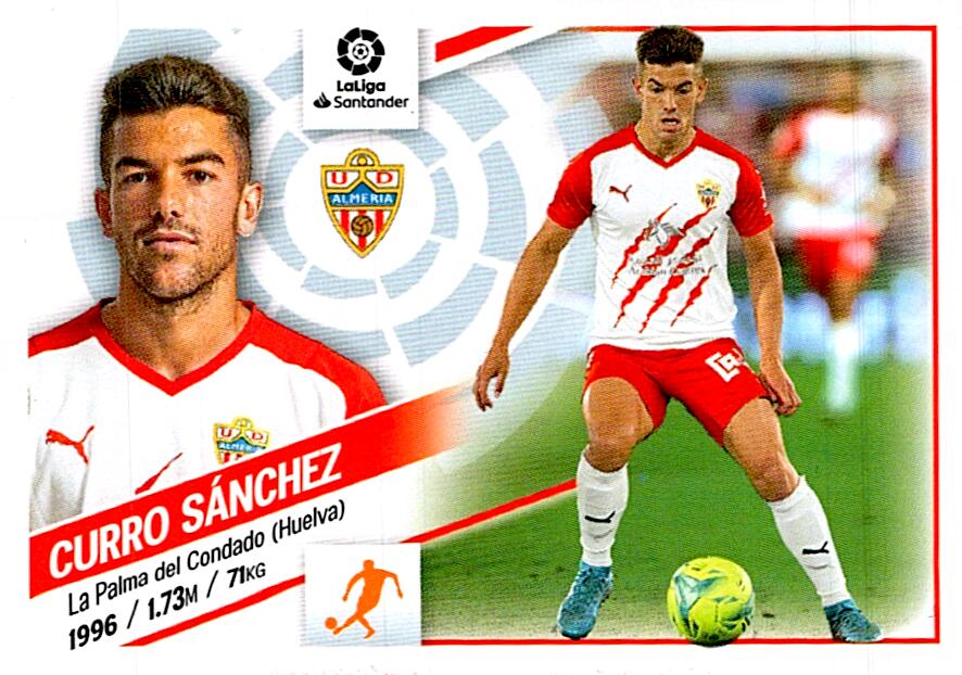 Cromo Liga Este 2022/2023 CURRO SANCHEZ ALMERIA Nº13