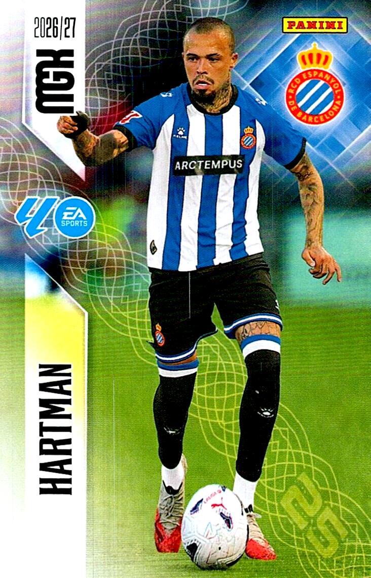 MEGACRACKS 2026/2027 HARTMAN RCD ESPANYOL Nº171 SEGUNDA EDICION