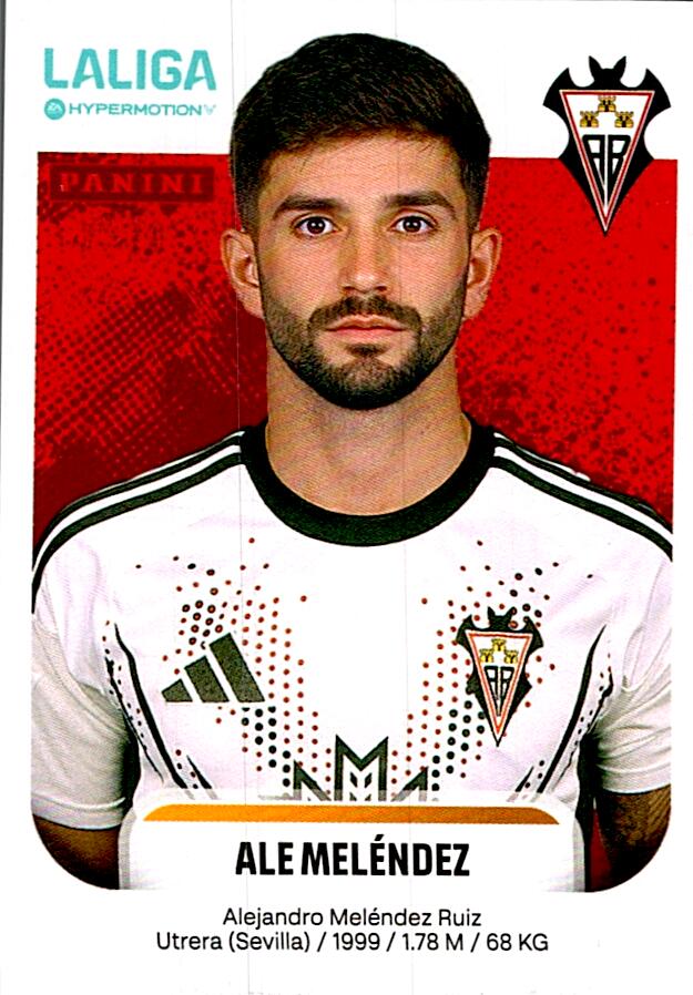 LALIGA HYPERMOTION 2025-26 ALE MELENDEZ ALBACETE Nº13