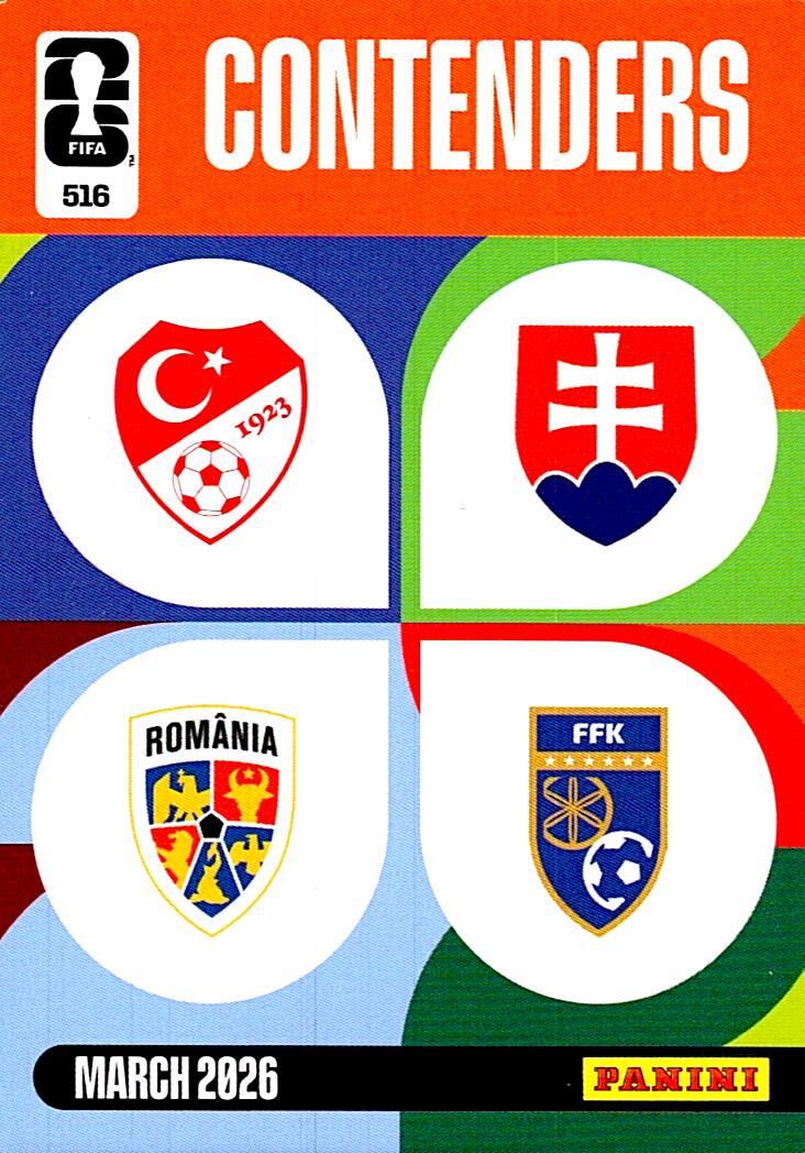 ADRENALYN WORLD CUP 2026 CONTENDERS Nº516