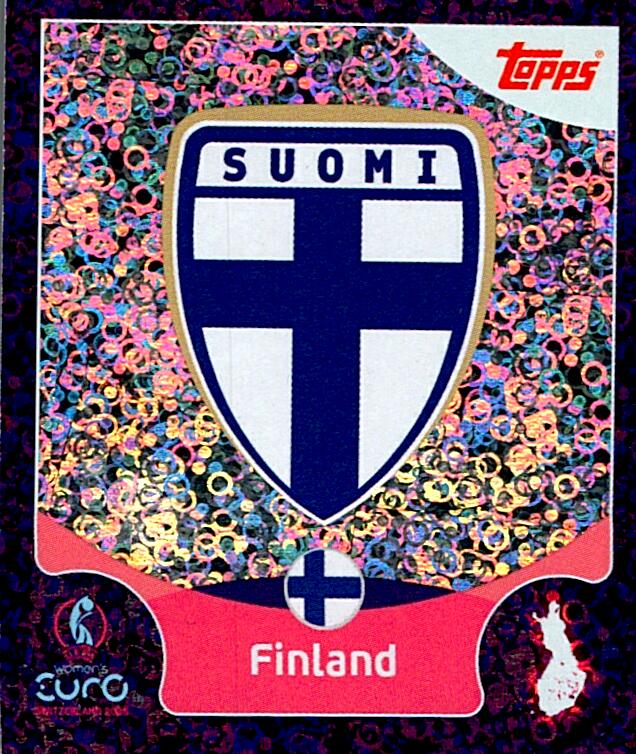 TOPPS WOMEN´S EURO SWITZERLAND 2025 ESCUDO FINLAND Nº15