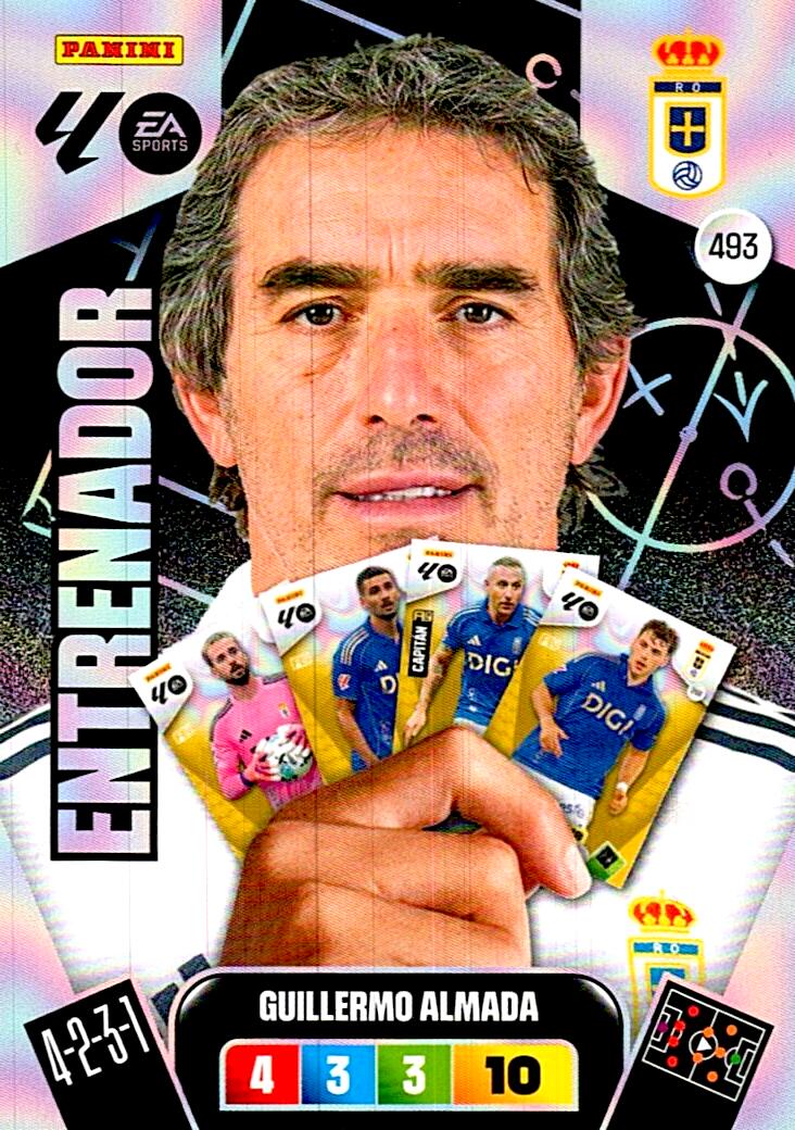 ADRENALYN LA LIGA 2025/2026 GUILLERMO ALMADA ENTRENADOR Nº493