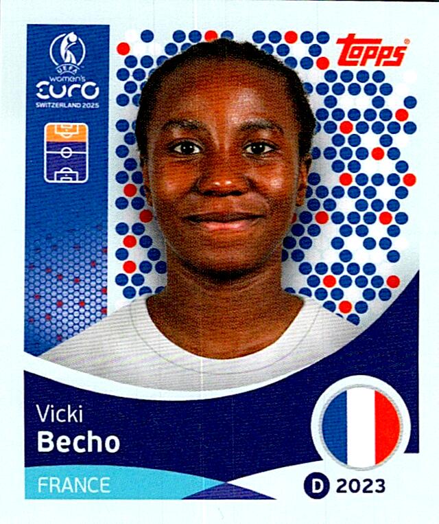 TOPPS WOMEN´S EURO SWITZERLAND 2025 VICKI BECHO Nº251