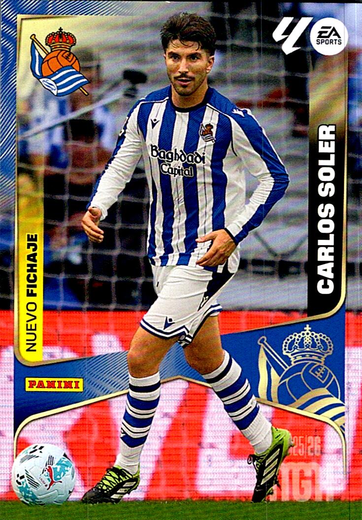 MEGACRACKS 2025/2026 CARLOS SOLER ULTIMO FICHAJE Nº491 TERCERA EDICION