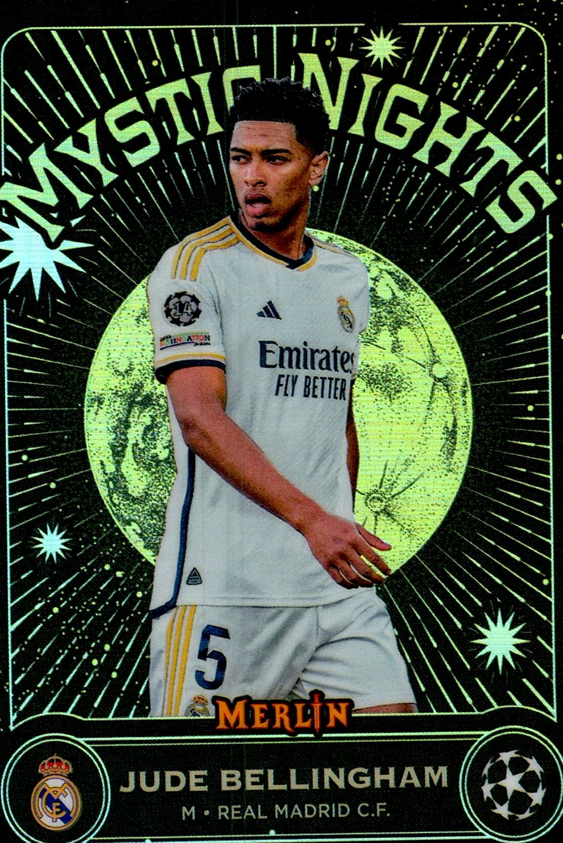 TOPPS MERLIN 2023/2024 BELLINGHAM MYSTIC NIGHTS NºMN-1