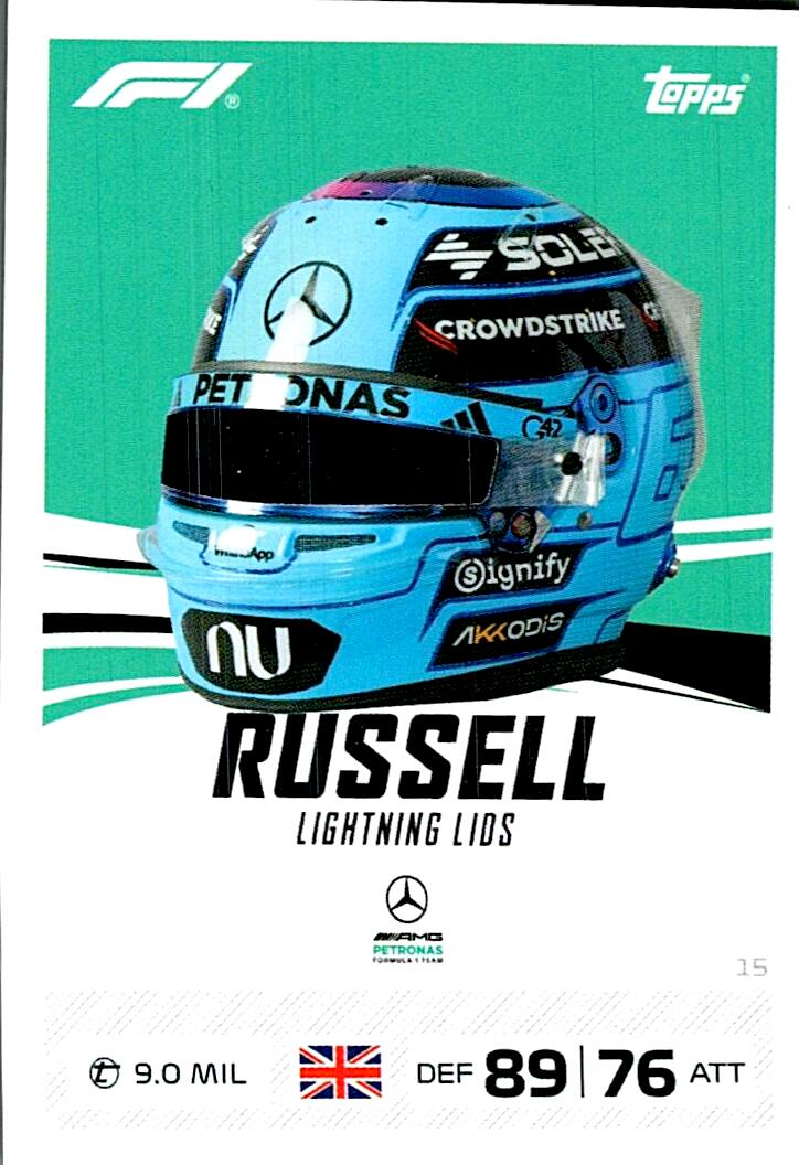 TURBO ATTAX FORMULA 1 2026 GEORGE RUSESELL Nº15