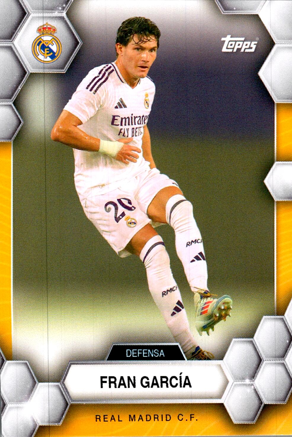 FAN SET REAL MADRID 2024/25 FRAN GARCIA Nº8