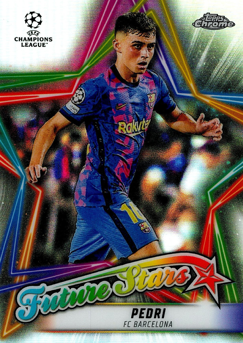 TOPPS CHROME 2021/2022 PEDRI FUTURE STARS NºFS-2