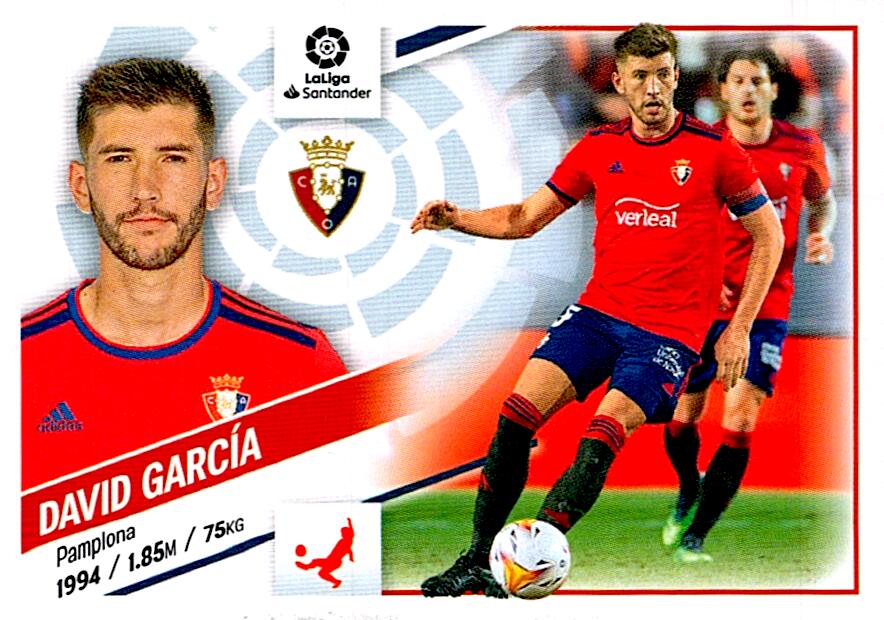 Cromo Liga Este 2022/2023 DAVID GARCIA CA OSASUNA Nº6