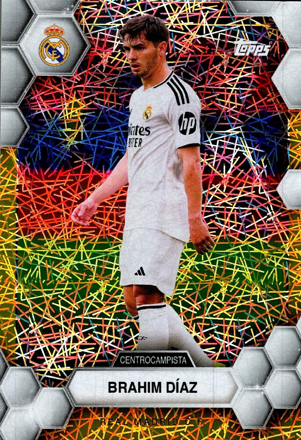 FAN SET REAL MADRID 2024/25 BRAHIM DIAZ ELECTRIC PARALLEL Nº15