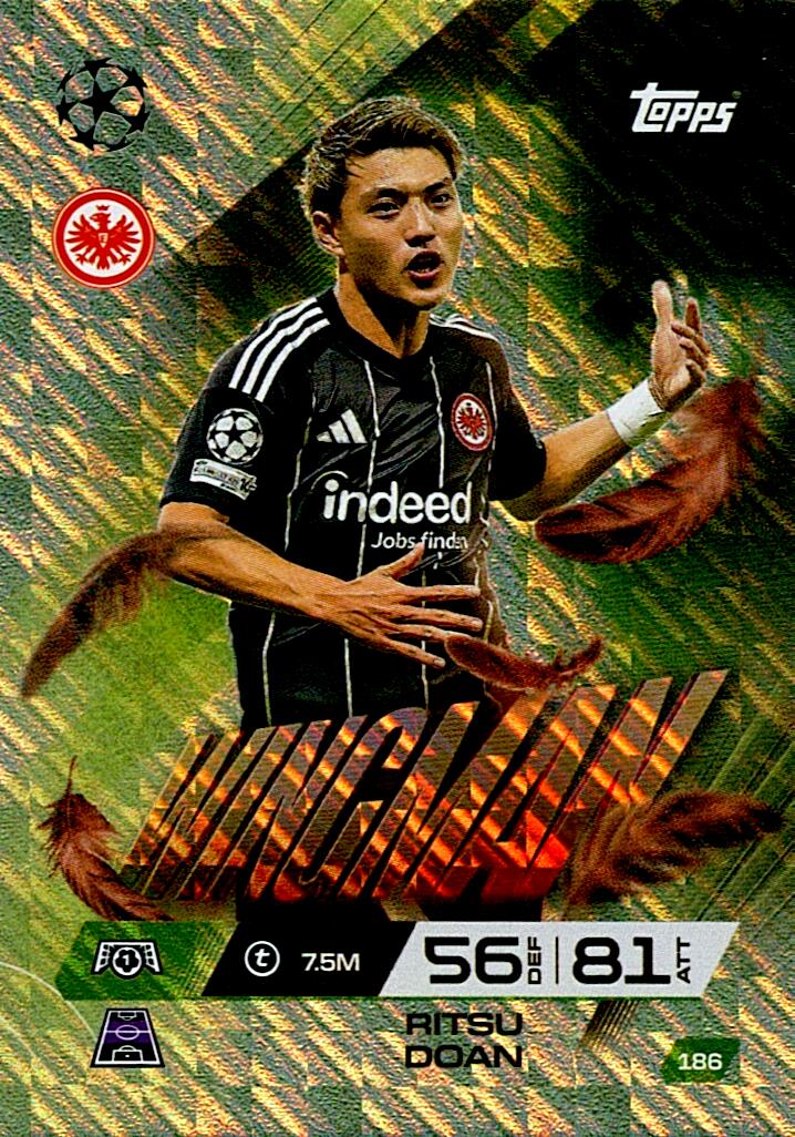 TOPPS MATCH ATTAX EXTRA 2025/26 RITSU DOAN WINGMAN Nº186