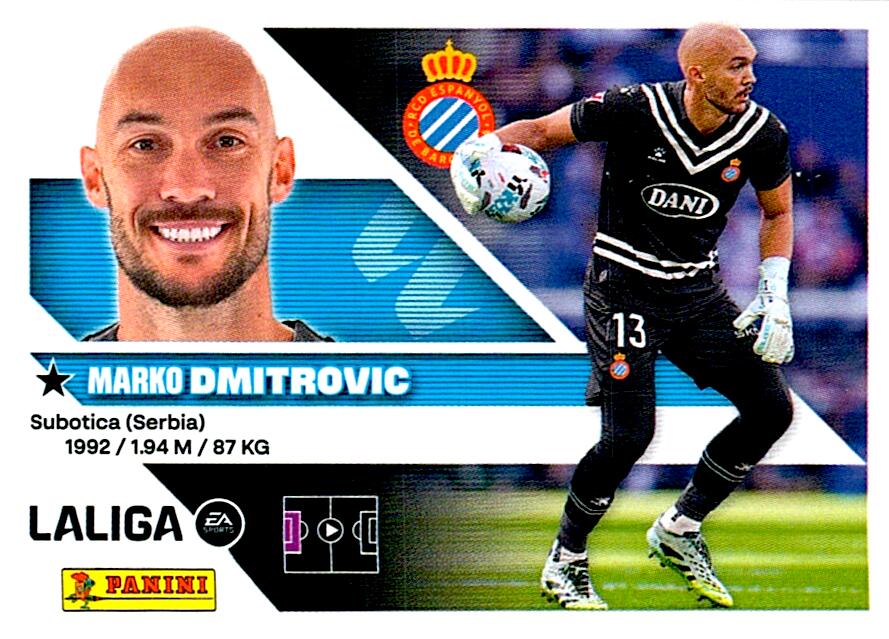 LIGA ESTE 2026/2027  RCD ESPAÑOL DMITROVIC Nº3