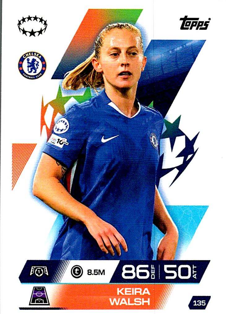TOPPS MATCH ATTAX EXTRA 2025/26 KEIRA WALSH Nº135
