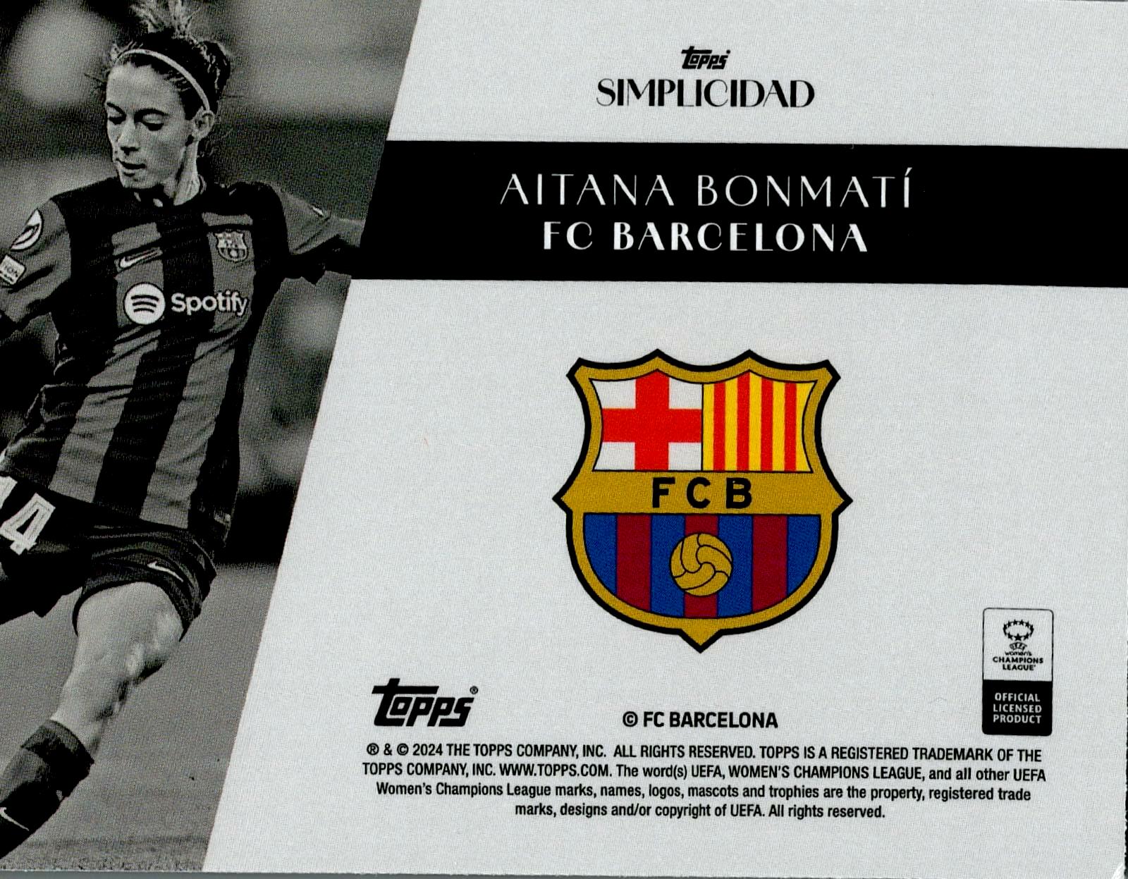 TOPPS SIMPLICIDAD 2023/2024 AITANA BONMATI