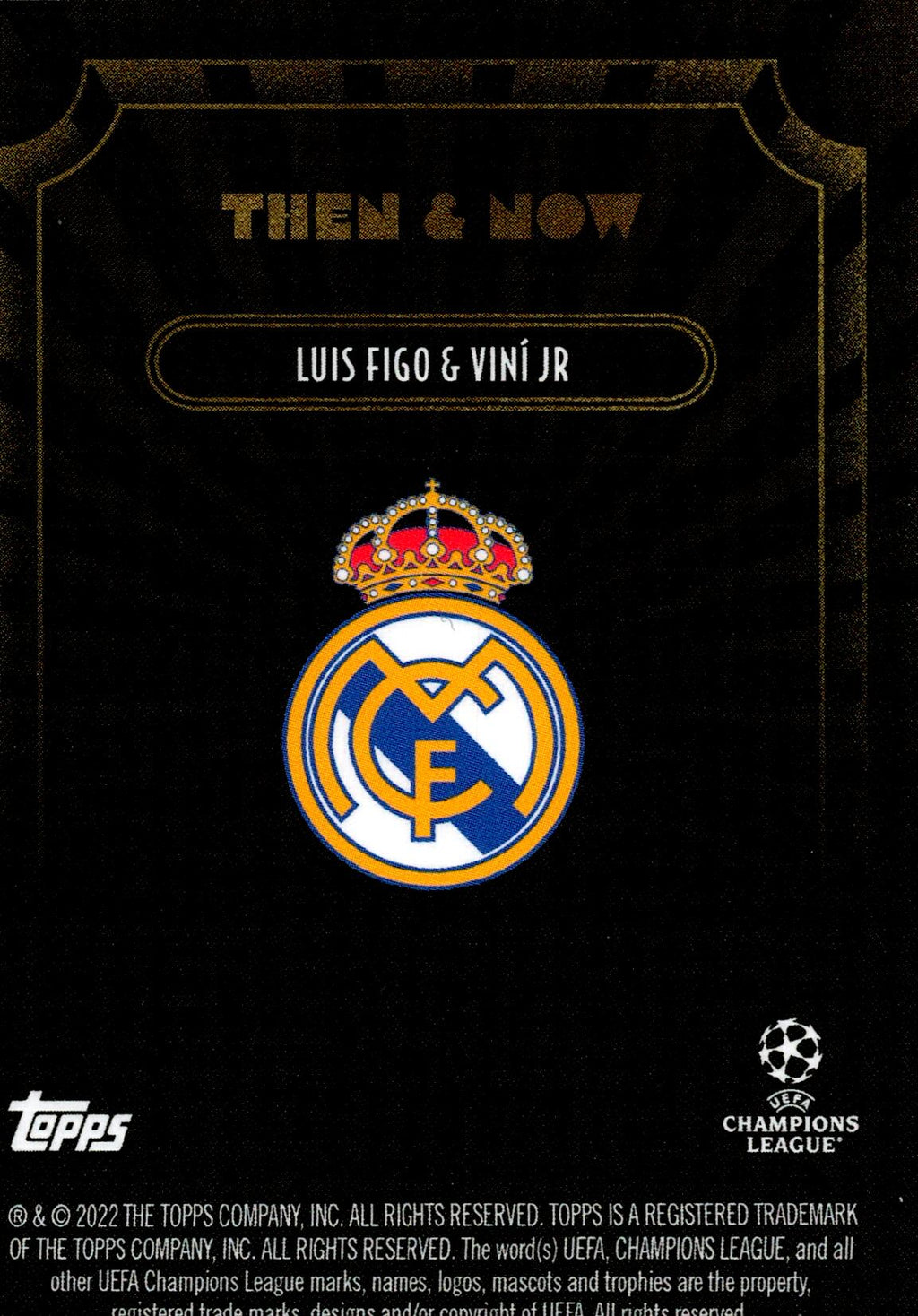 TOPPS DECO UCL 2021/2022 LUIS FIGO & VINI JR