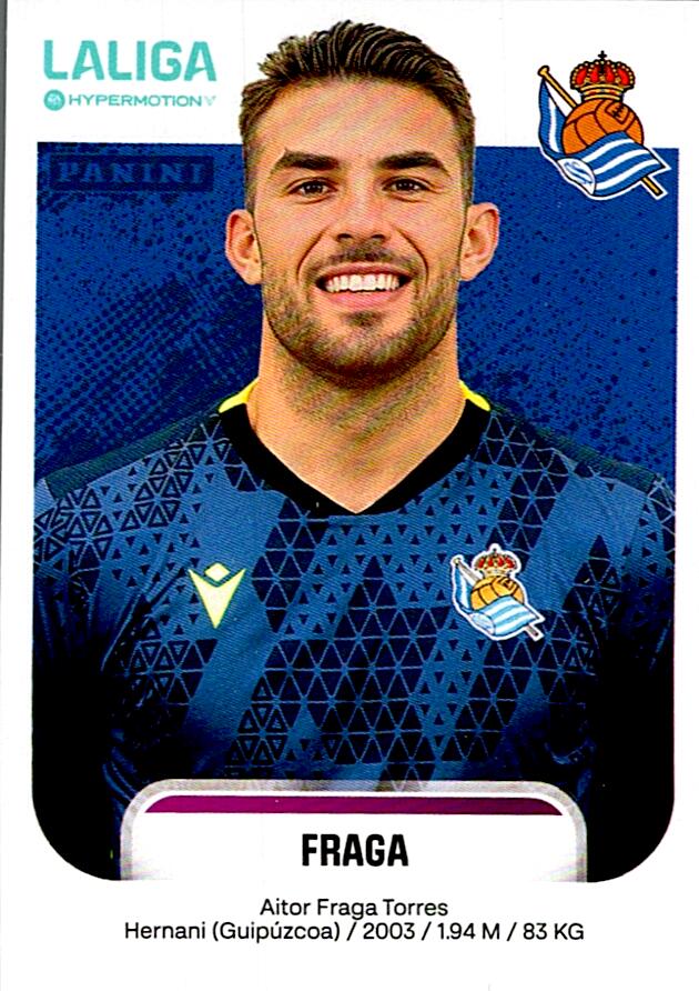 LALIGA HYPERMOTION 2025-26 FRAGA REAL SOCIEDAD B Nº346