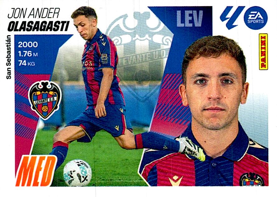 LIGA ESTE 2025/2026 UD LEVANTE OLASAGASTI Nº14 TERCERA EDICION