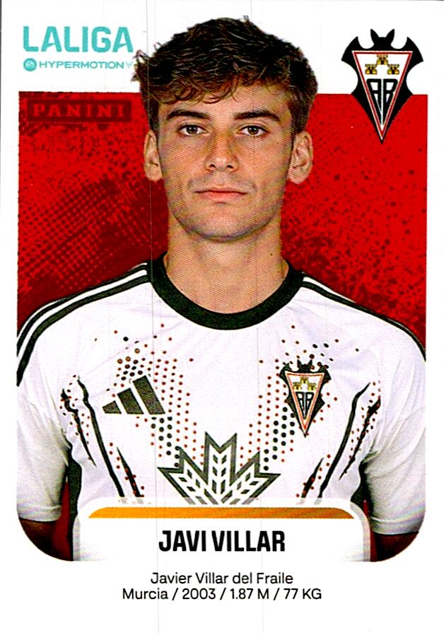 LALIGA HYPERMOTION 2025-26 JAVI VILLAR ALBACETE Nº15