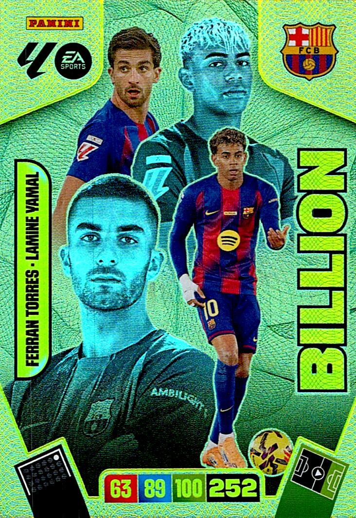 ADRENALYN LA LIGA 2025/2026 FERRAN TORRES - LAMINE YAMAL BILLION