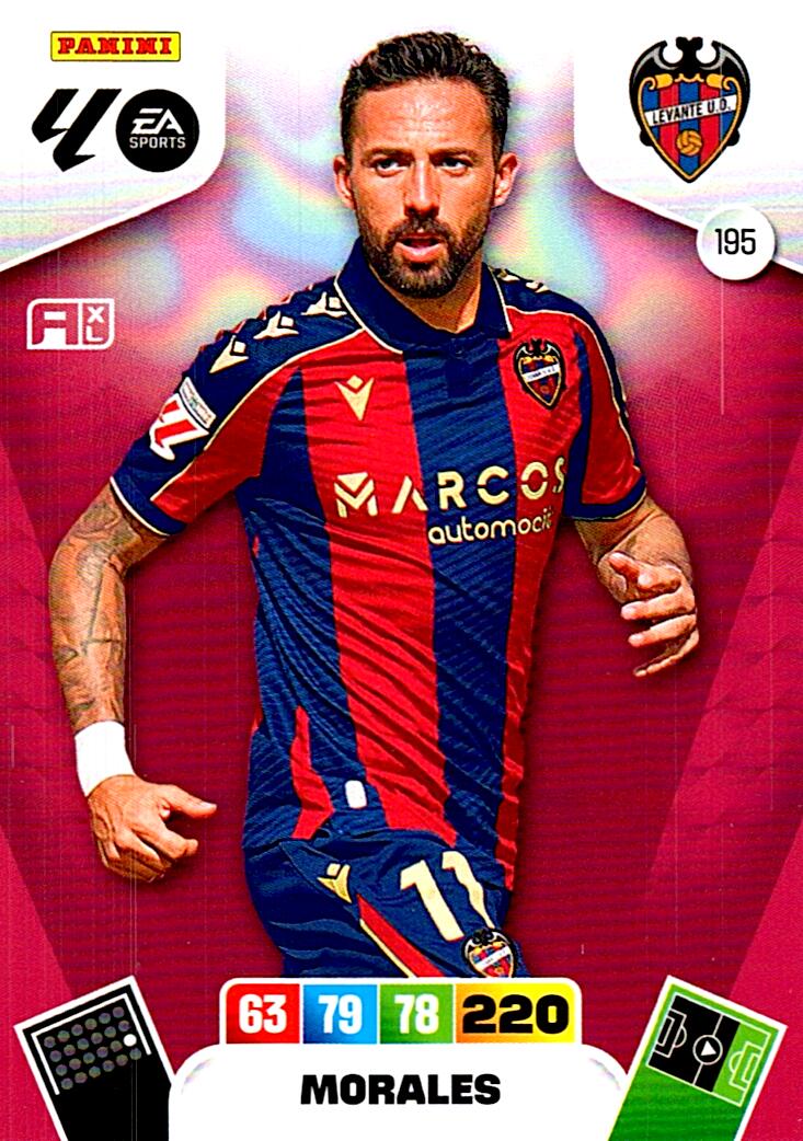 ADRENALYN LA LIGA 2025/2026 MORALES LEVANTE UD Nº195