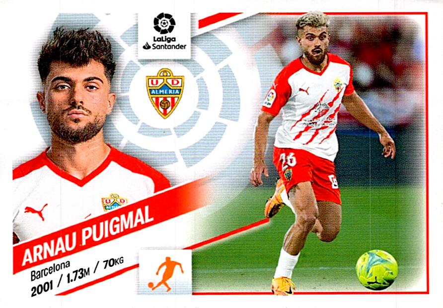Cromo Liga Este 2022/2023 ARNAU PUIGMAL ALMERIA Nº15