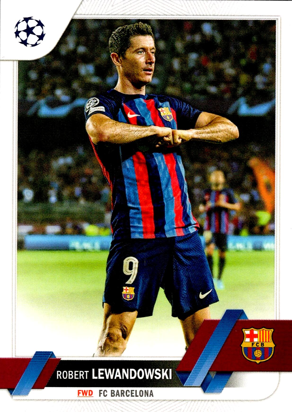 TOPPS UEFA CHAMPIONS LEAGUE 2022/2023 LEWANDOWSKI Nº9