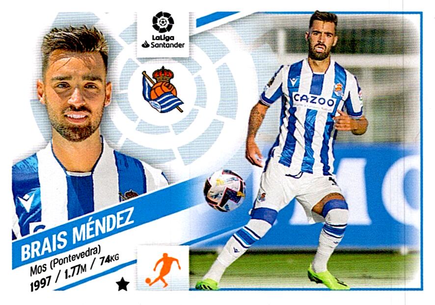 Cromo Liga Este 2022/2023 BRAIS MENDEZ ULTIMO FICHAJE Nº18 SEGUNDA EDICION