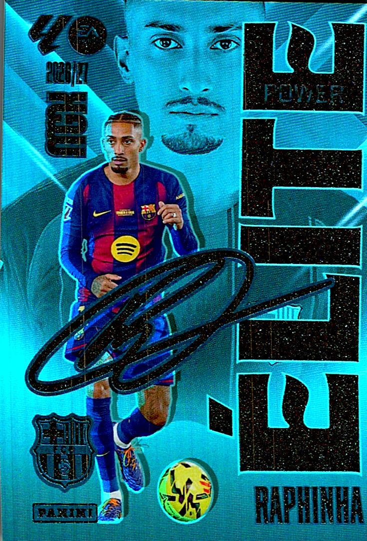 MEGACRACKS 2026/2027 ÉLITE POWER 16P RAPHINHA FC BARCELONA