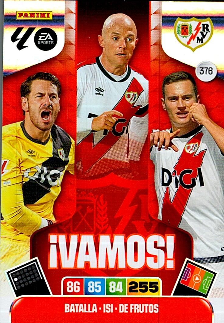 ADRENALYN LA LIGA 2025/2026 RAYO VALLECANO ¡VAMOS! Nº376
