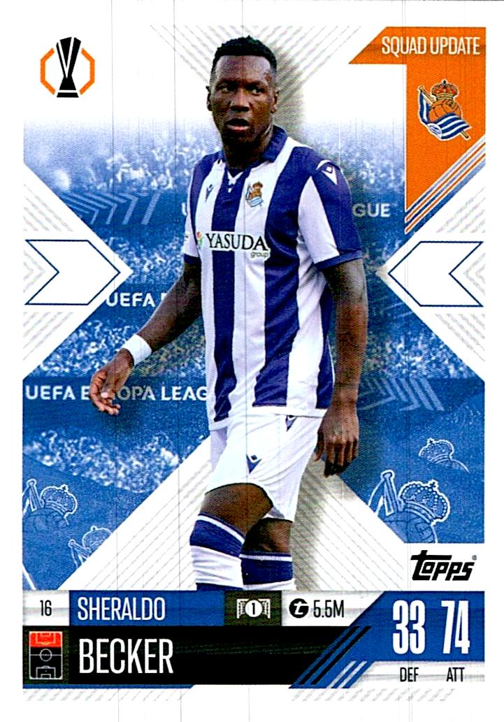 Match Attax Extra 2025 Sheraldo Becker nº16