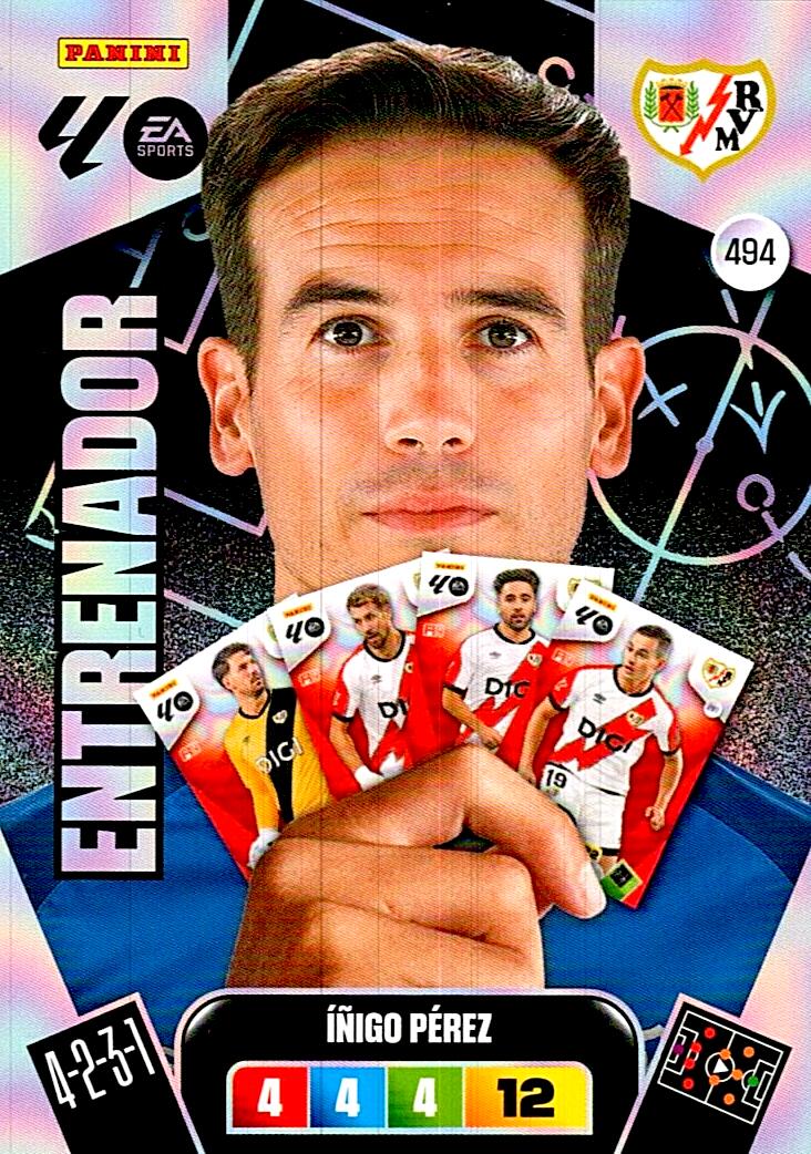 ADRENALYN LA LIGA 2025/2026 IÑIGO PEREZ ENTRENADOR Nº494