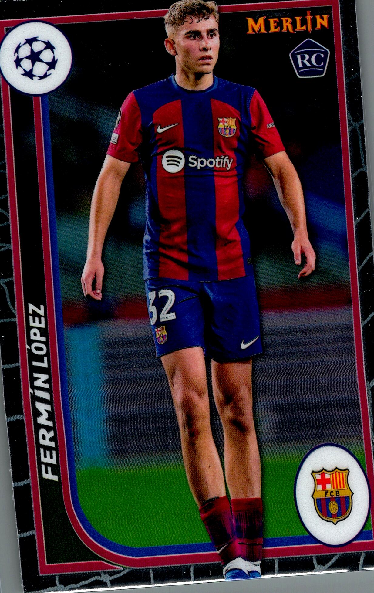TOPPS MERLÍN UCL 2023/2024 FERMÍN Nº39 ROOKIE