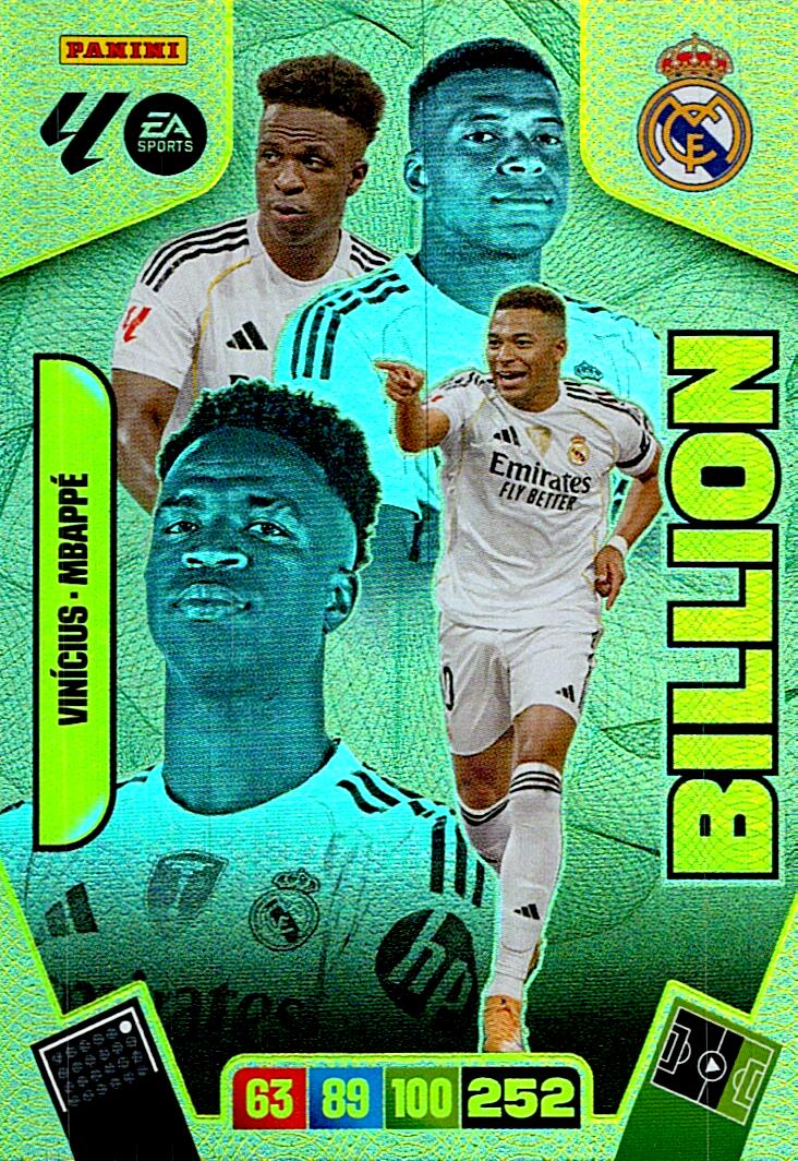 ADRENALYN LA LIGA 2025/2026 VINICIUS - MBAPPE BILLION