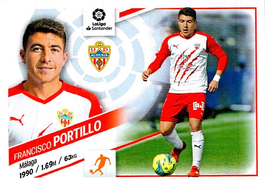 Cromo Liga Este 2022/2023 PORTILLO ALMERIA Nº16