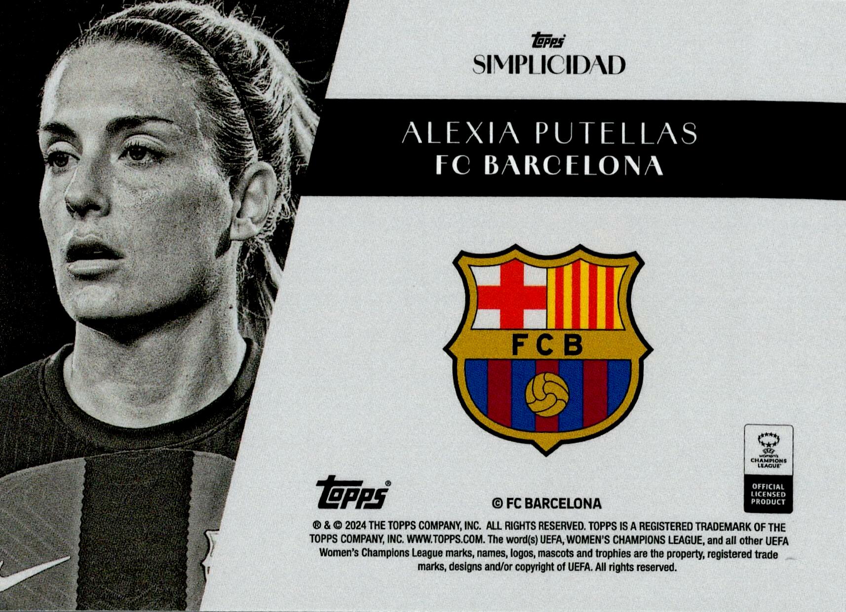 TOPPS SIMPLICIDAD 2023/2024 ALEXIA PUTELLAS