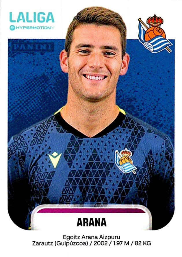 LALIGA HYPERMOTION 2025-26 ARANA REAL SOCIEDAD B Nº347