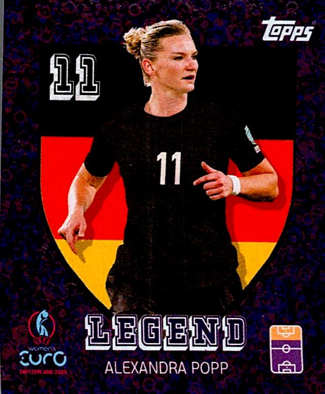 TOPPS WOMEN´S EURO SWITZERLAND 2025 ALEXANDRA POPP Nº301