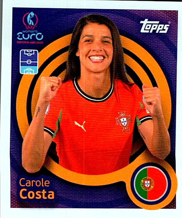 TOPPS WOMEN´S EURO SWITZERLAND 2025 CAROLE COSTA Nº109
