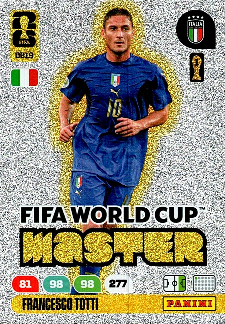 ADRENALYN WORLD CUP 2026 FRANCESCO TOTTI NºDB19