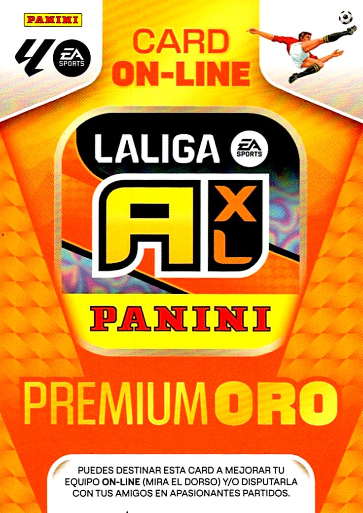 ADRENALYN LA LIGA 2025/2026 CARD ON-LINE PREMIUM ORO