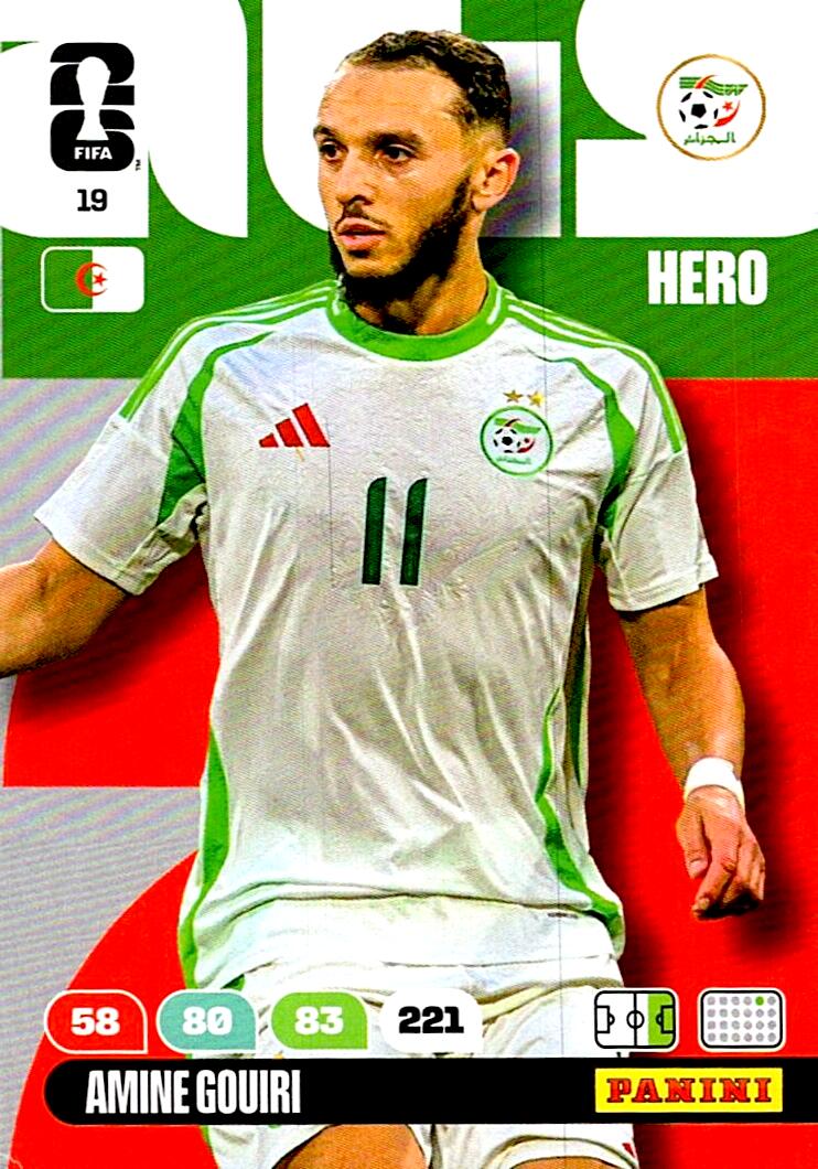 ADRENALYN WORLD CUP 2026 AMONE GOUIRI ALGERIA Nº19